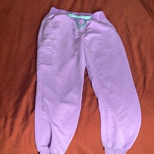 Figs Small petite lavender Zamora joggers